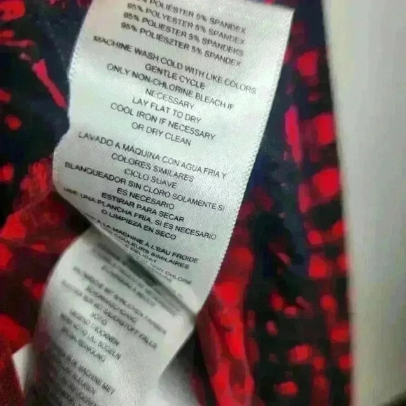 Michael Michael Kors women's red and black blouse size medium - Picture 7 of 8